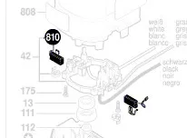 Balais charbon 1 617 000 A50 BOSCH